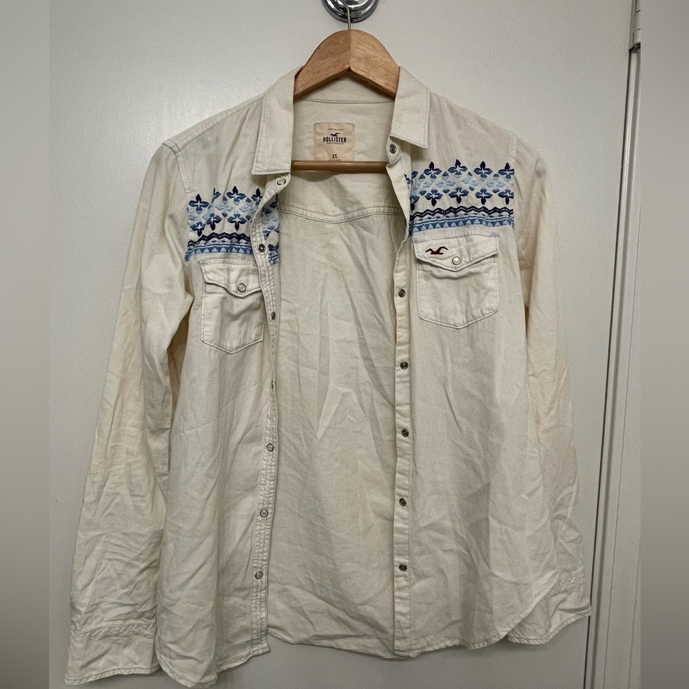 Hollister Jean button up